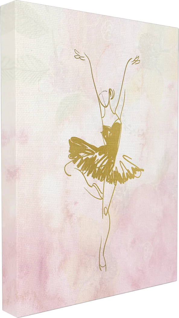 Kids Ballerina Ballet Pose Part I Artwork - Thumbnail - Image 2