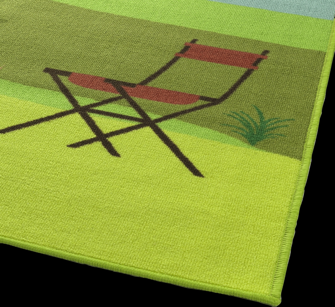 Kids Bambrey Green 5' x 7' Rug - Thumbnail - Image 3