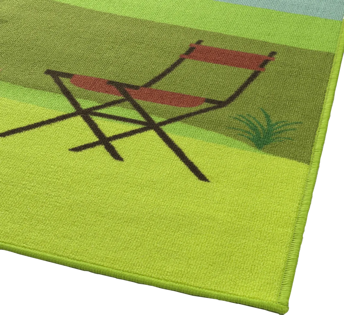 Kids Bambrey Green 7' x 9' Rug - Thumbnail - Image 3