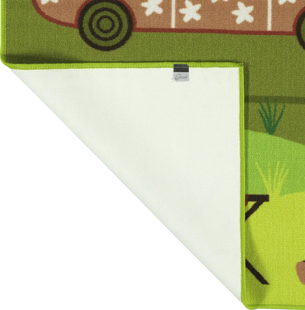 Kids Bambrey Green 7' x 9' Rug - Thumbnail - Image 4