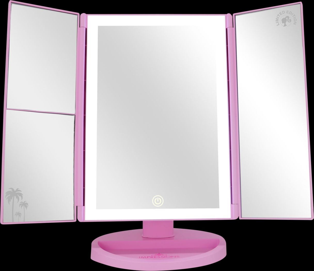 Kids Barbie Pink Tri-Fold Vanity Mirror - Thumbnail - Image 2