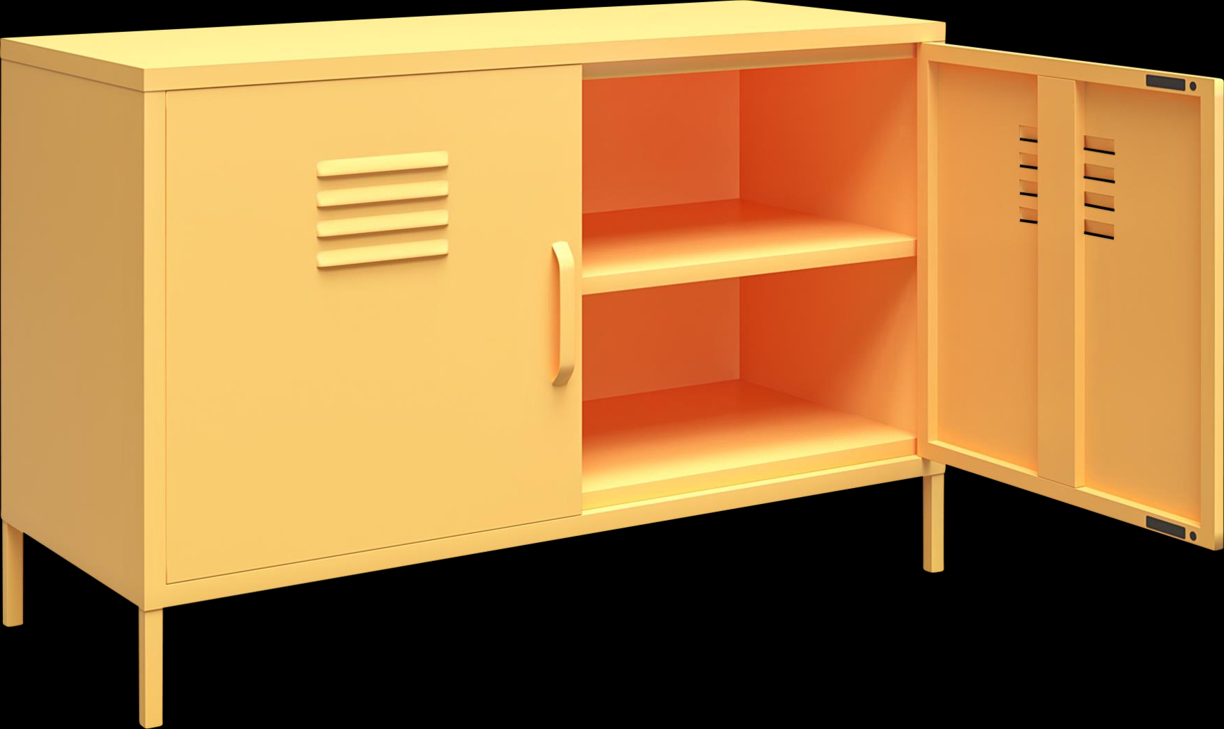 Kids Barhill Yellow Storage Locker - Thumbnail - Image 3
