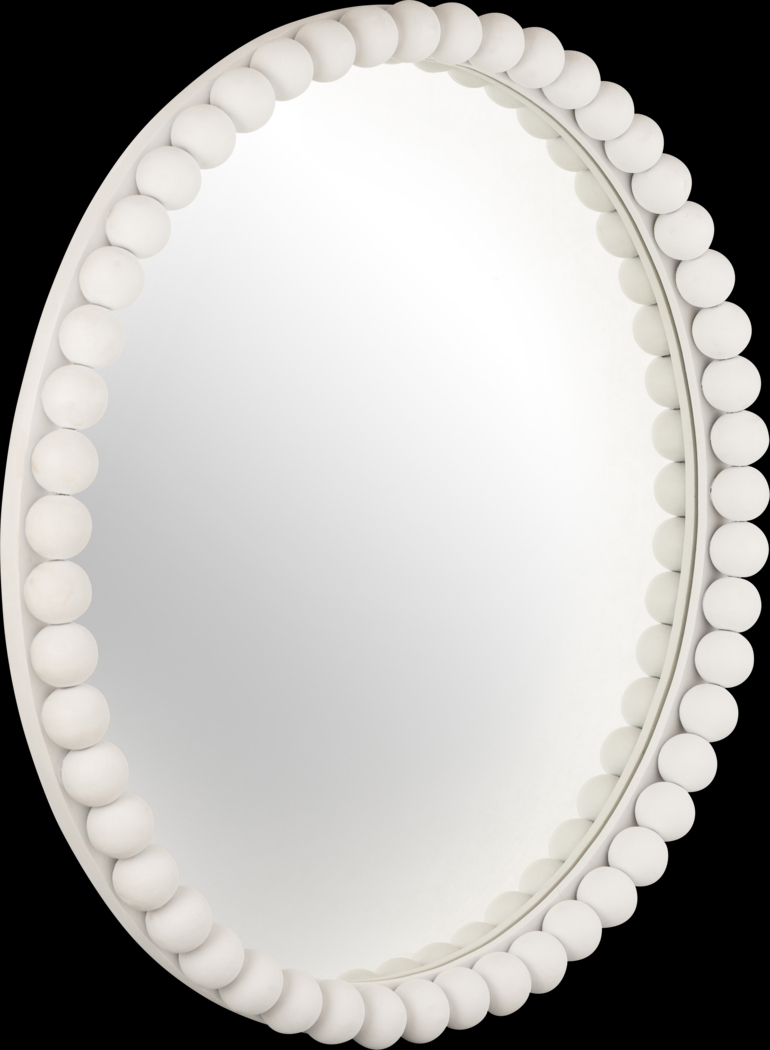 Kids Barlow Pearl White Mirror - Thumbnail - Image 2