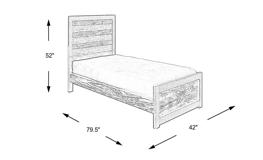 Dimension Image. Please refer to the Dimension Tab on this page for dimension details.
