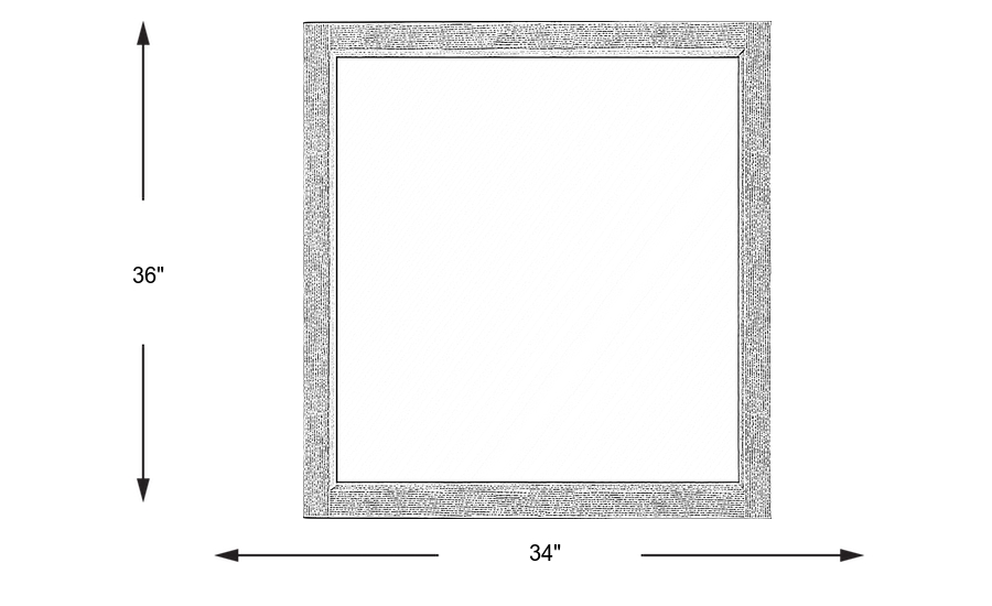 Dimension Image. Please refer to the Dimension Tab on this page for dimension details.