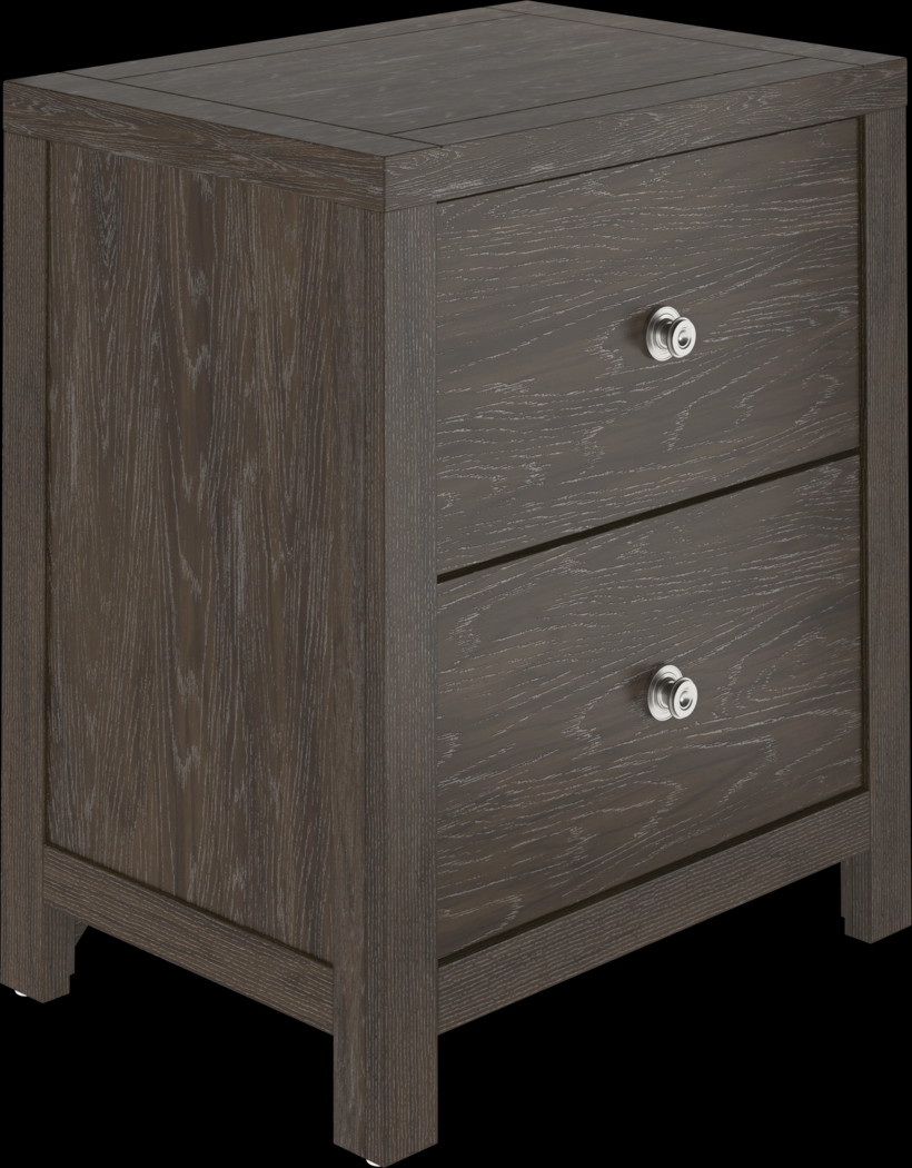 Kids Barringer Place Brown Cherry Nightstand - Thumbnail - Image 2