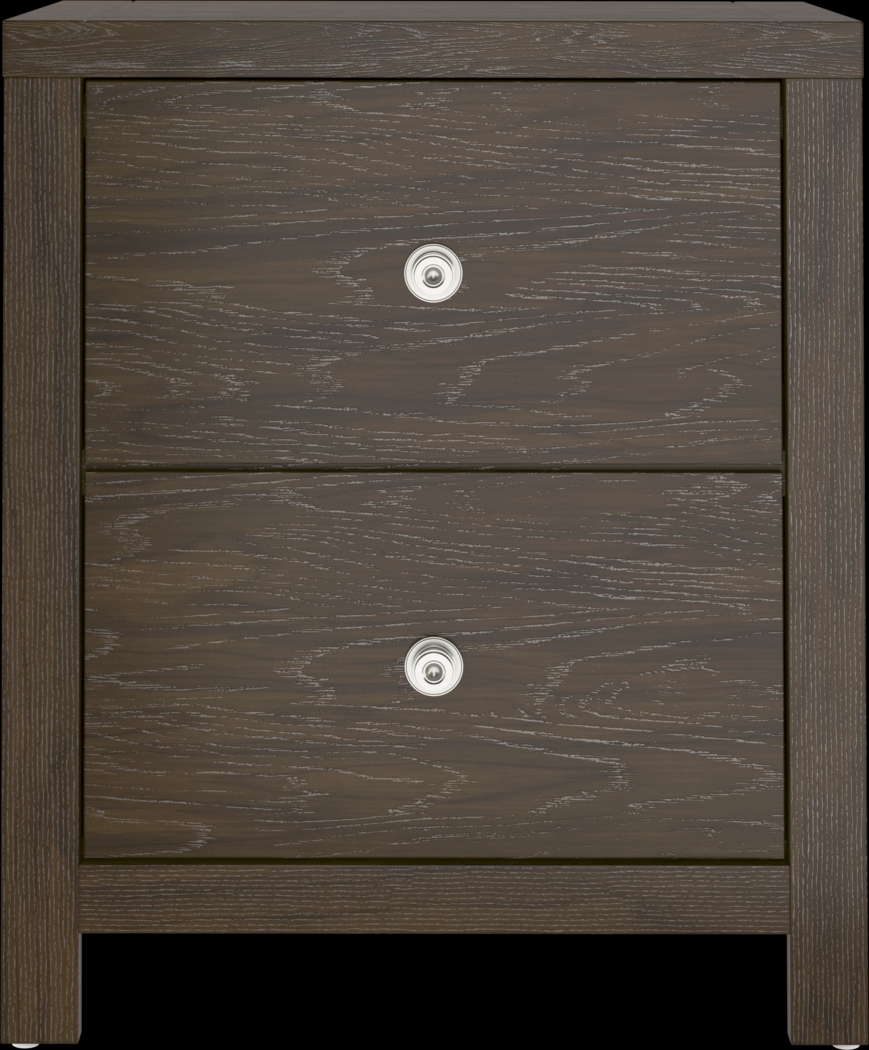 Kids Barringer Place Brown Cherry Nightstand - Thumbnail - Image 1