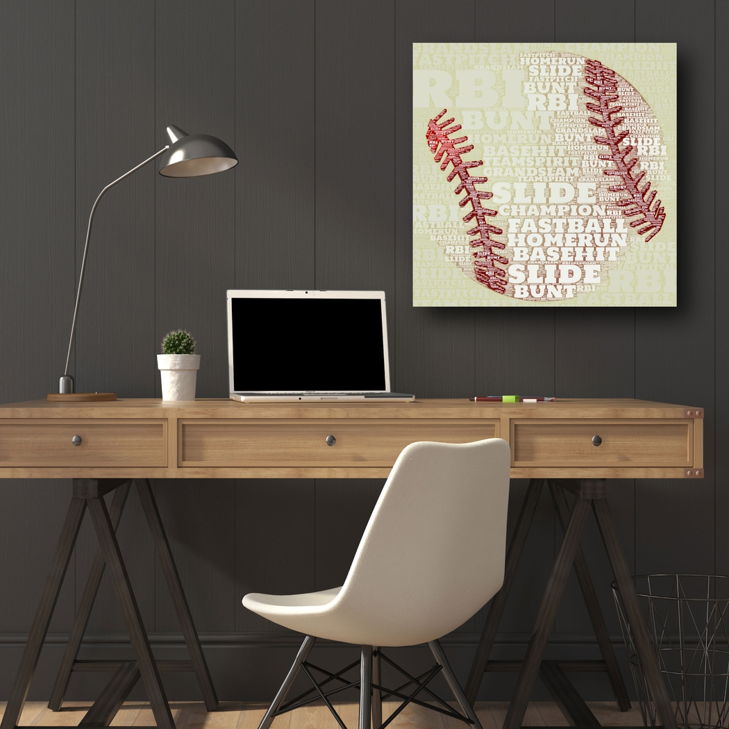 Kids Baseball Jargon Cream Artwork - Thumbnail - Image 2