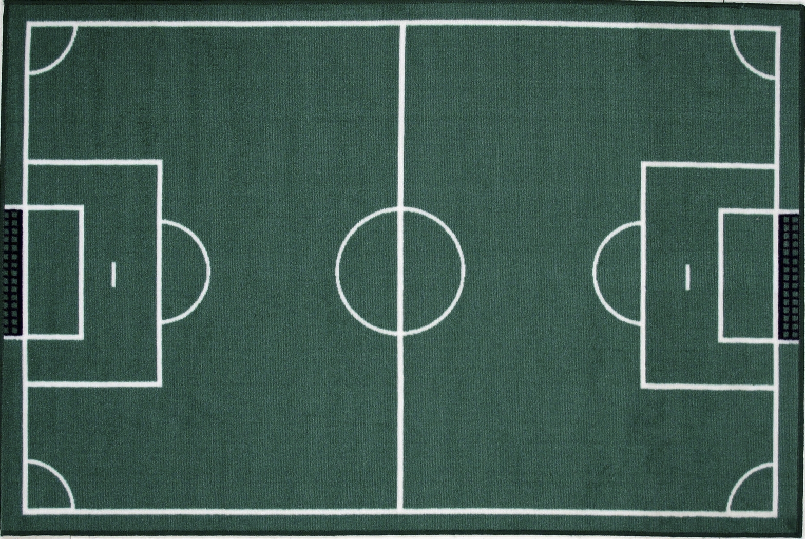 Kids Basic Training Green Soccer Field 3'2 x 4'8 Rug - Thumbnail - Image 1