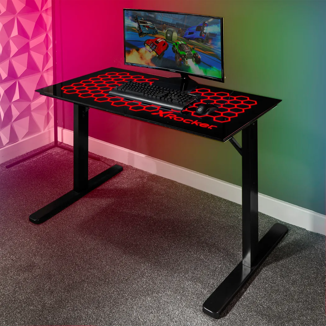 Kids Basica Black Gaming Desk - Thumbnail - Image 3