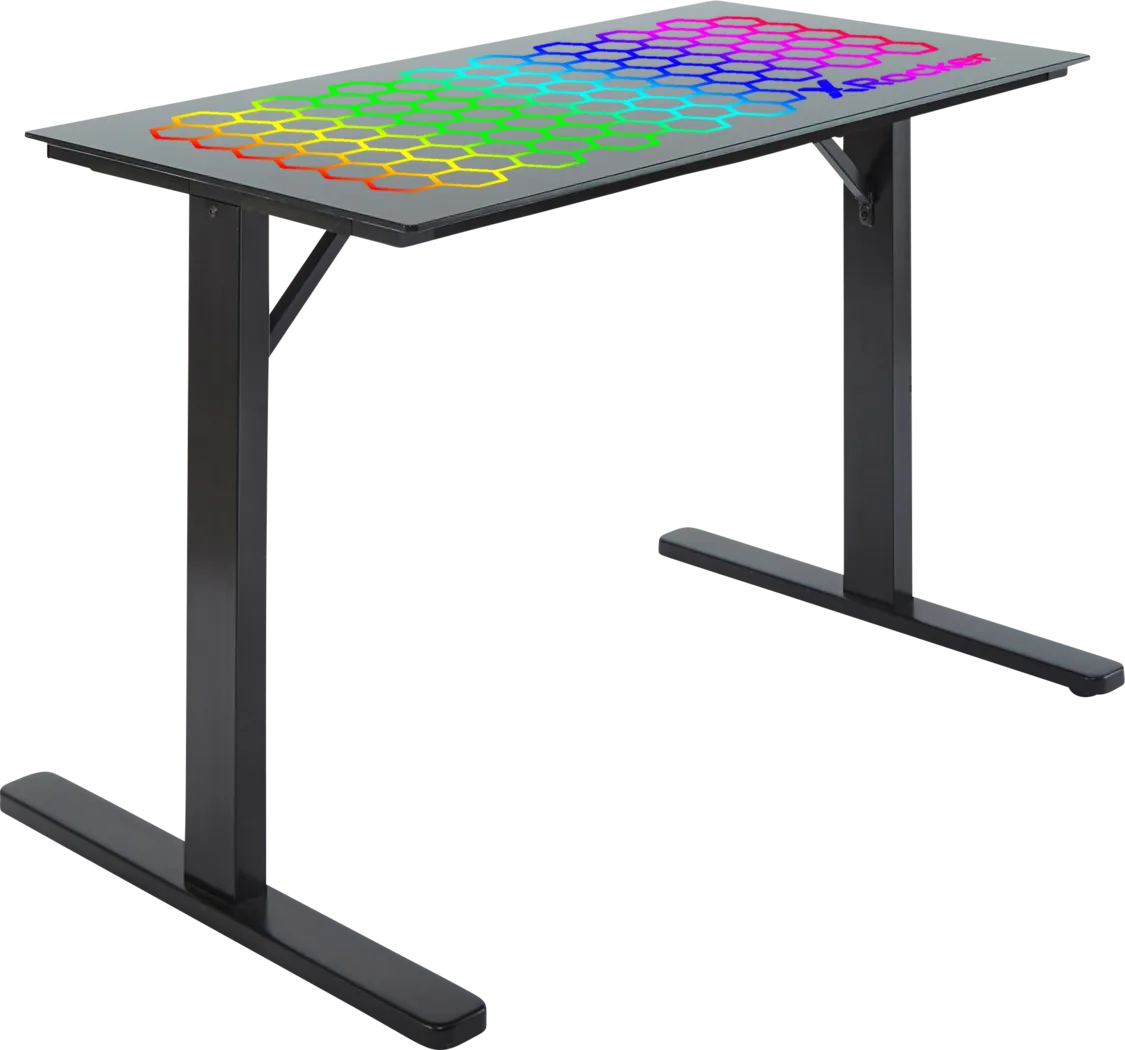 Kids Basica Black Gaming Desk - Thumbnail - Image 1