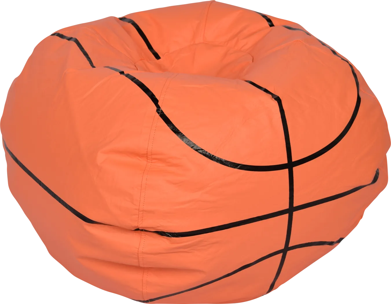 Kids Basketball Seat Orange Bean Bag - Thumbnail - Image 1