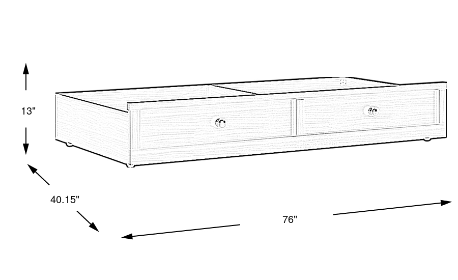Dimension Image. Please refer to the Dimension Tab on this page for dimension details.