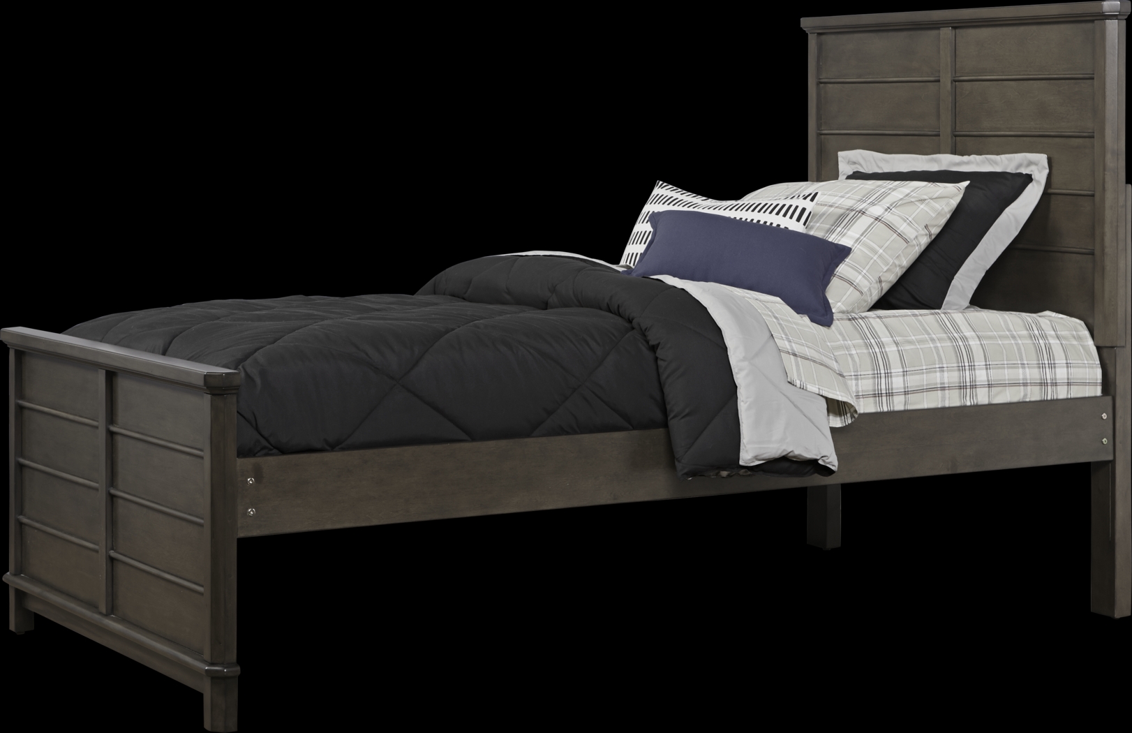 Kids Bay Street Charcoal 5 Pc Twin Panel Bedroom - Thumbnail - Image 3