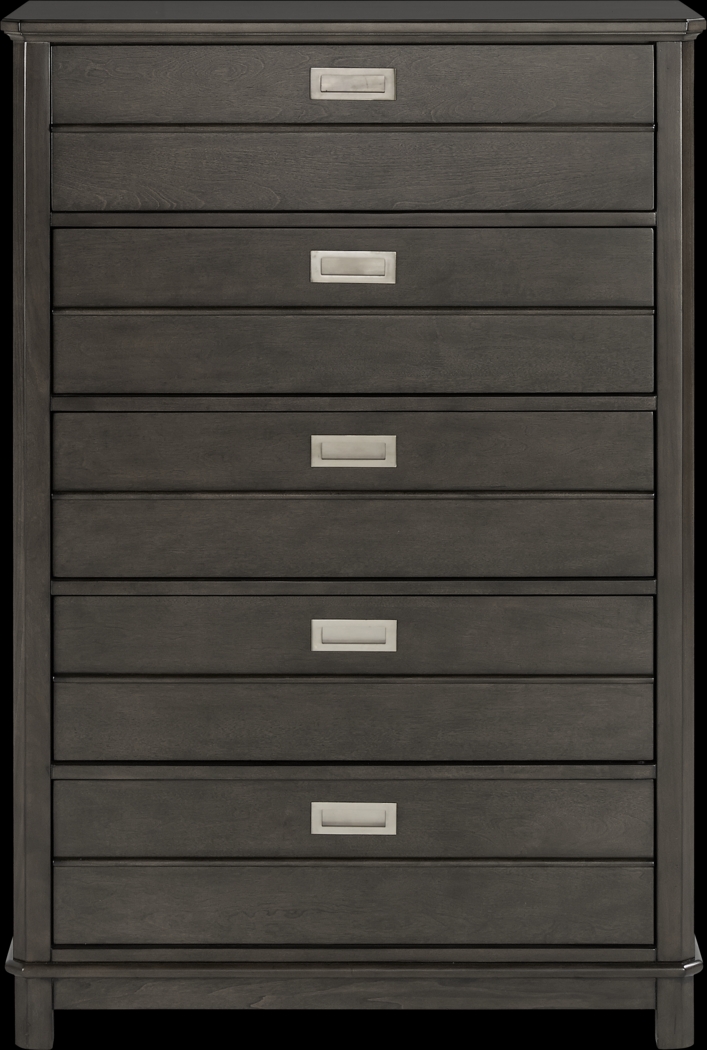 Kids Bay Street Charcoal 5 Pc Twin Panel Bedroom - Thumbnail - Image 4