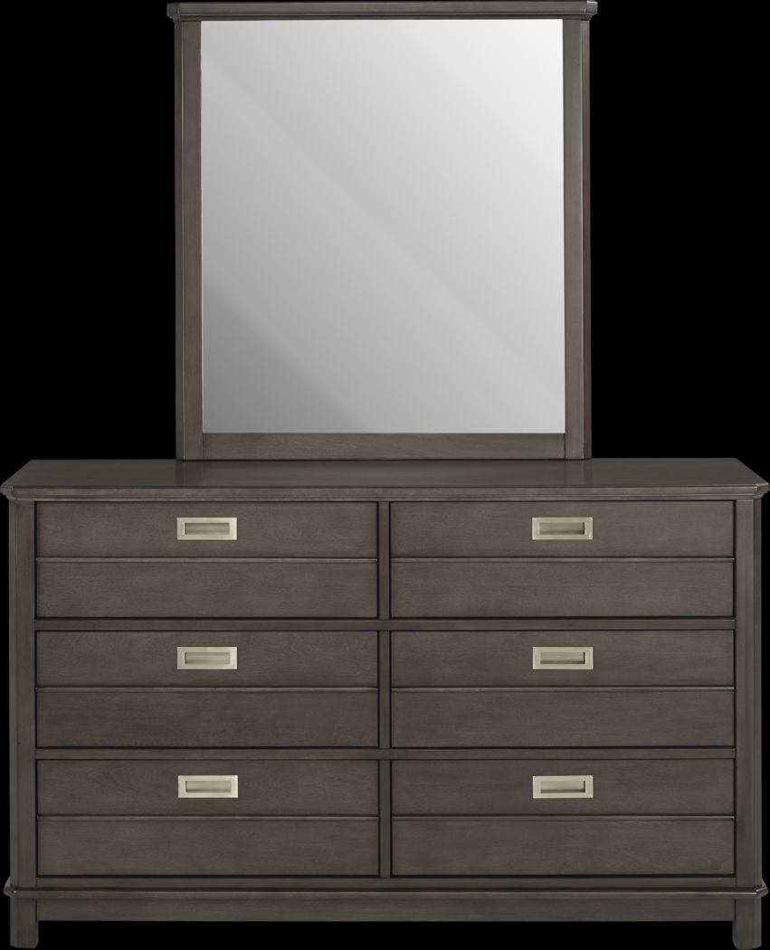 Kids Bay Street Charcoal Dresser & Mirror Set - Thumbnail - Image 1