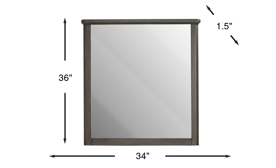 Dimension Image. Please refer to the Dimension Tab on this page for dimension details.