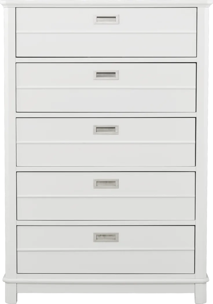 Kids Bay Street White Chest - Thumbnail - Image 1