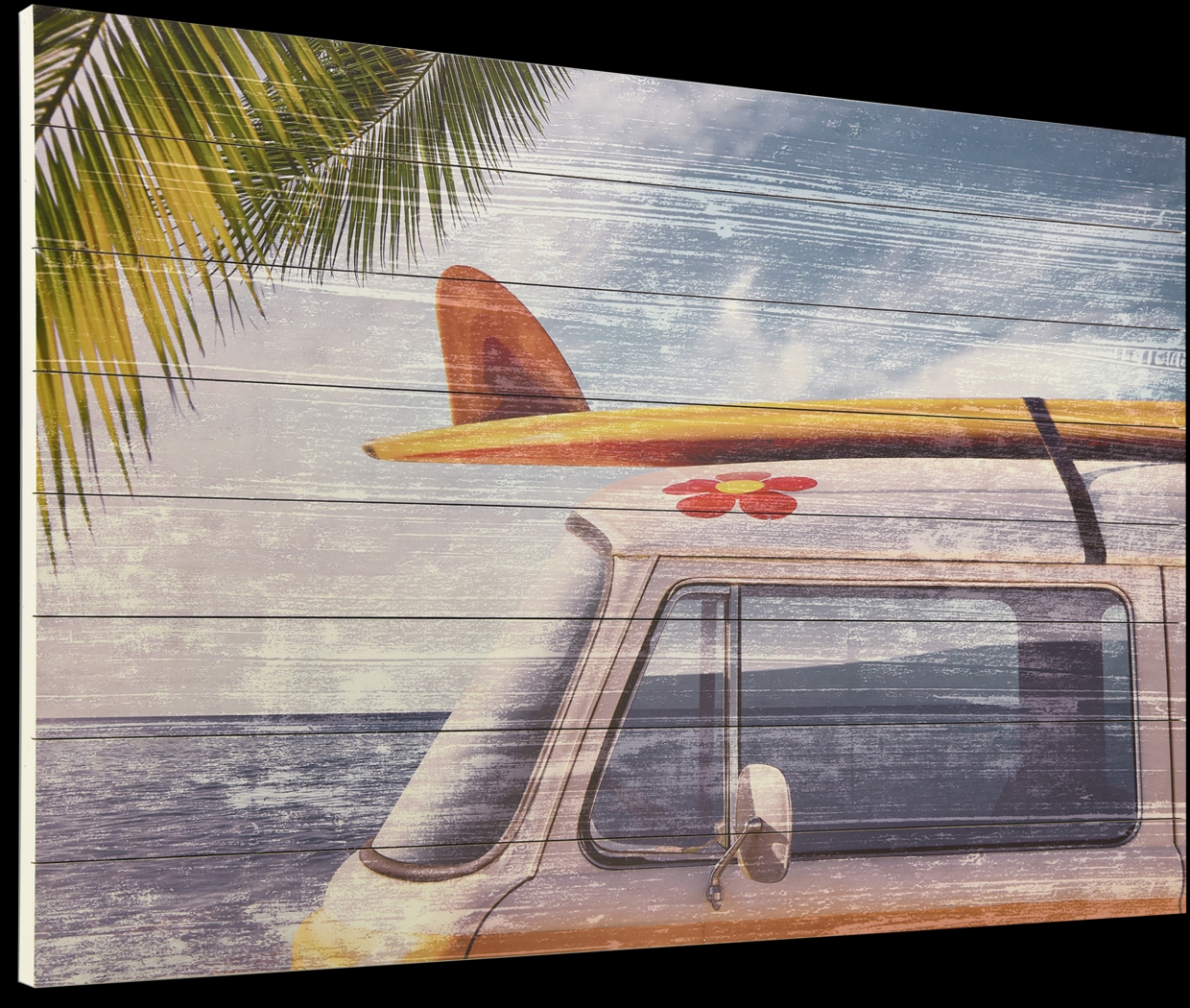 Kids Beach Getaway Blue Wall Art - Thumbnail - Image 2