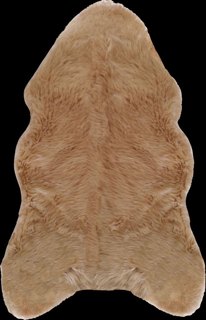 Kids Bear Hug Tan 2'8 x 4'8 Rug - Thumbnail - Image 1