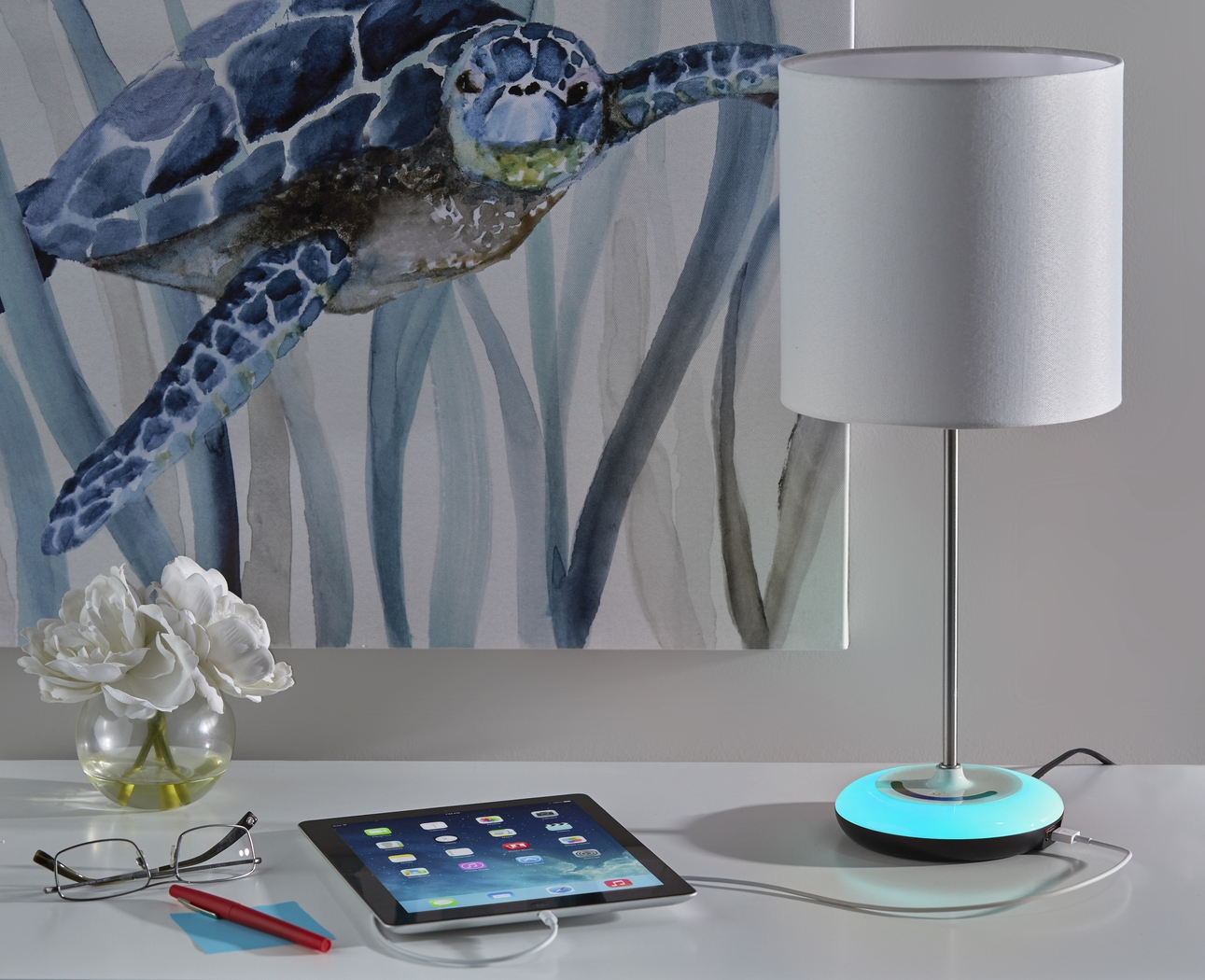 Kids Becerro White Table Lamp - Thumbnail - Image 13