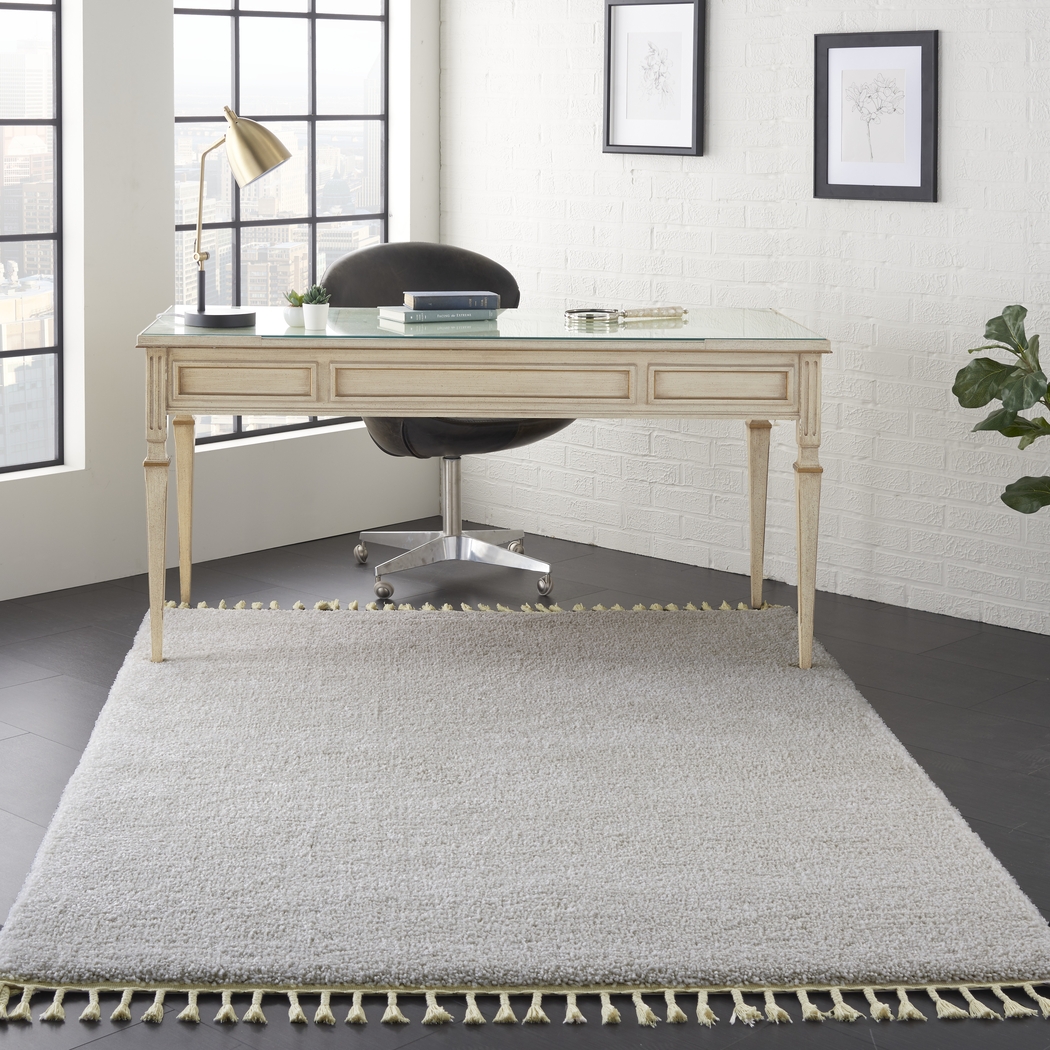 Kids Bedreven Gray 5' x 8' Rug - Thumbnail - Image 4