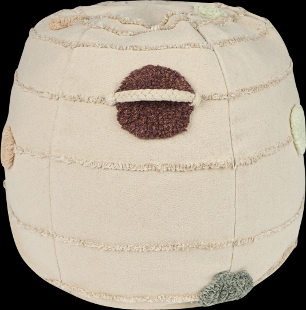 Kids Beige Solar System Pouf - Thumbnail - Image 1