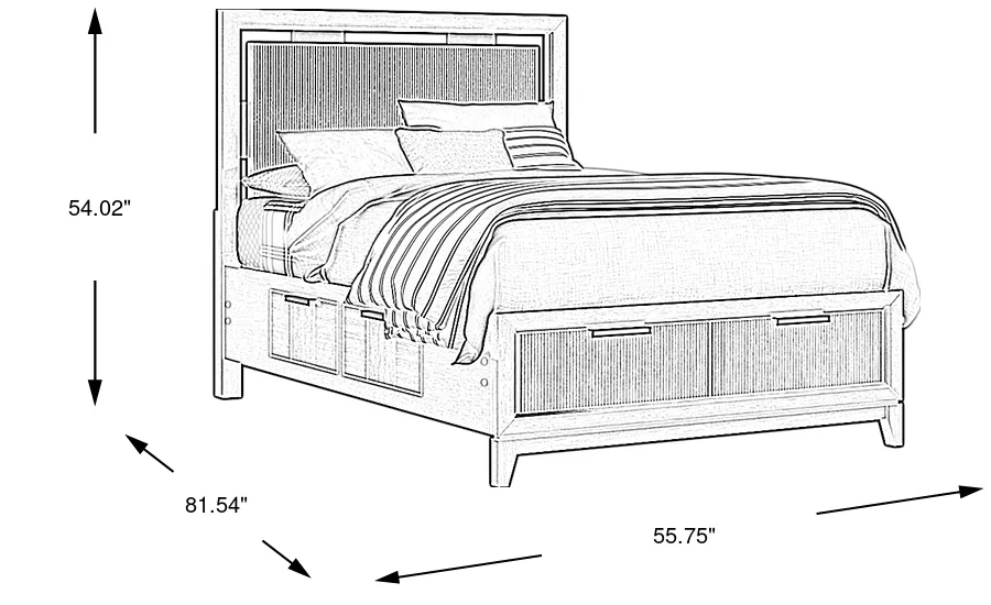 Dimension Image. Please refer to the Dimension Tab on this page for dimension details.