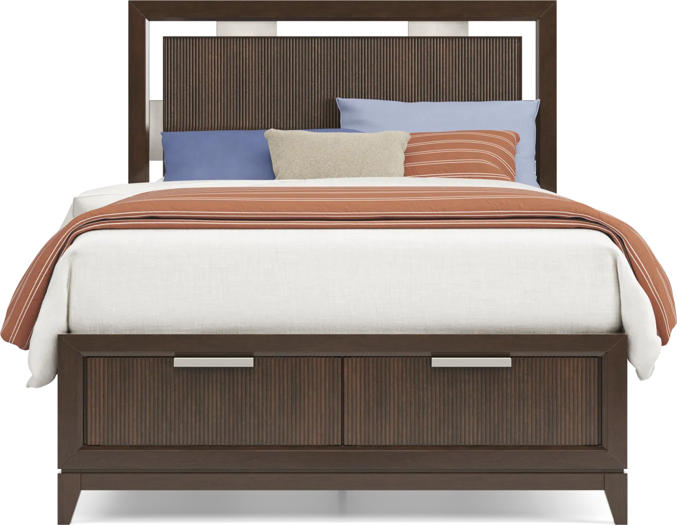 Kids Bellante Jr. 3 Pc Walnut Full Storage Bed - Thumbnail - Image 3