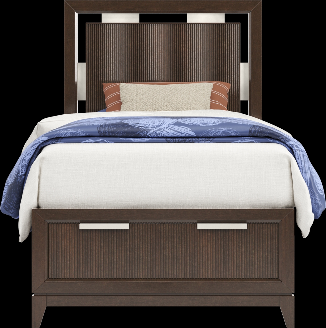 Kids Bellante Jr. Walnut Twin Storage Bed - Thumbnail - Image 3