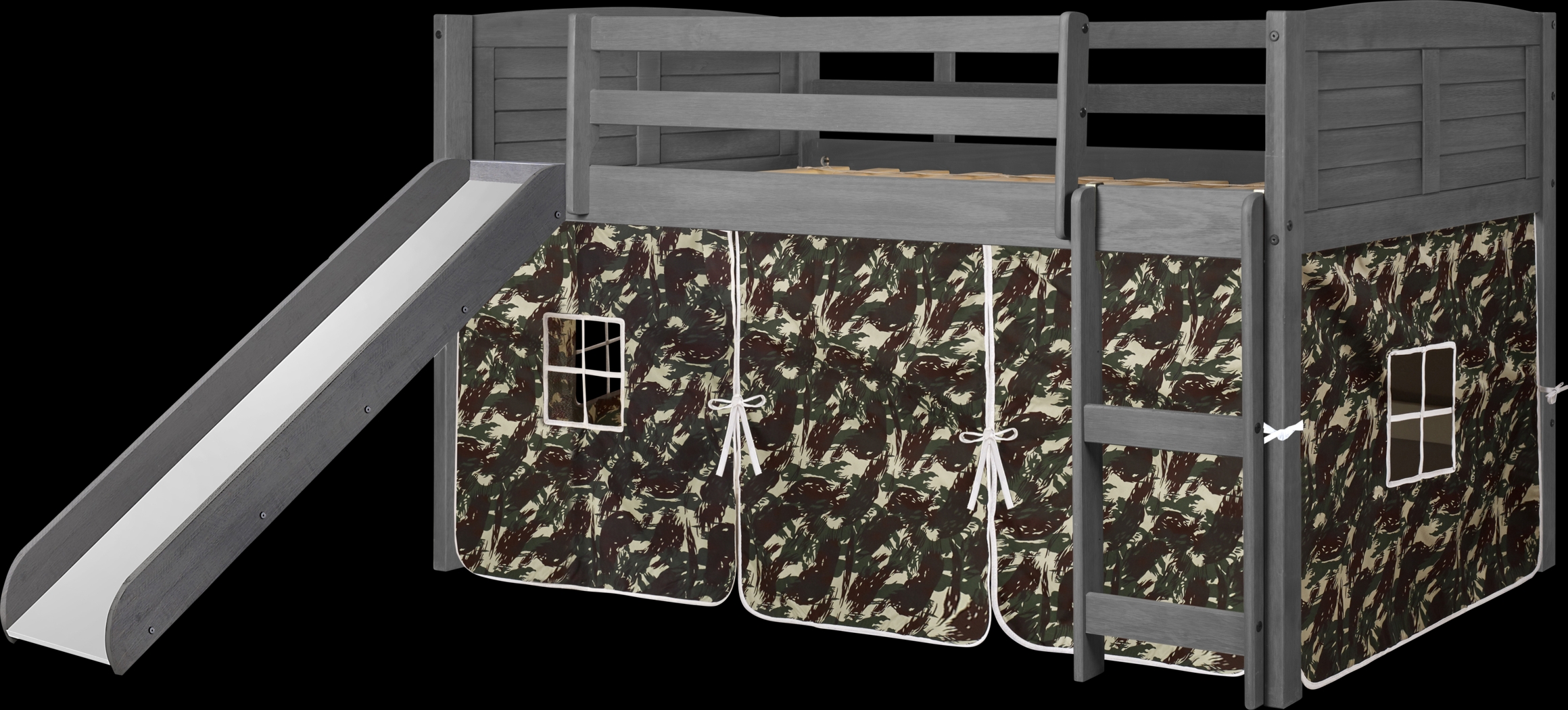 Kids Belleteau Camo Twin Tent Loft Bed - Thumbnail - Image 3