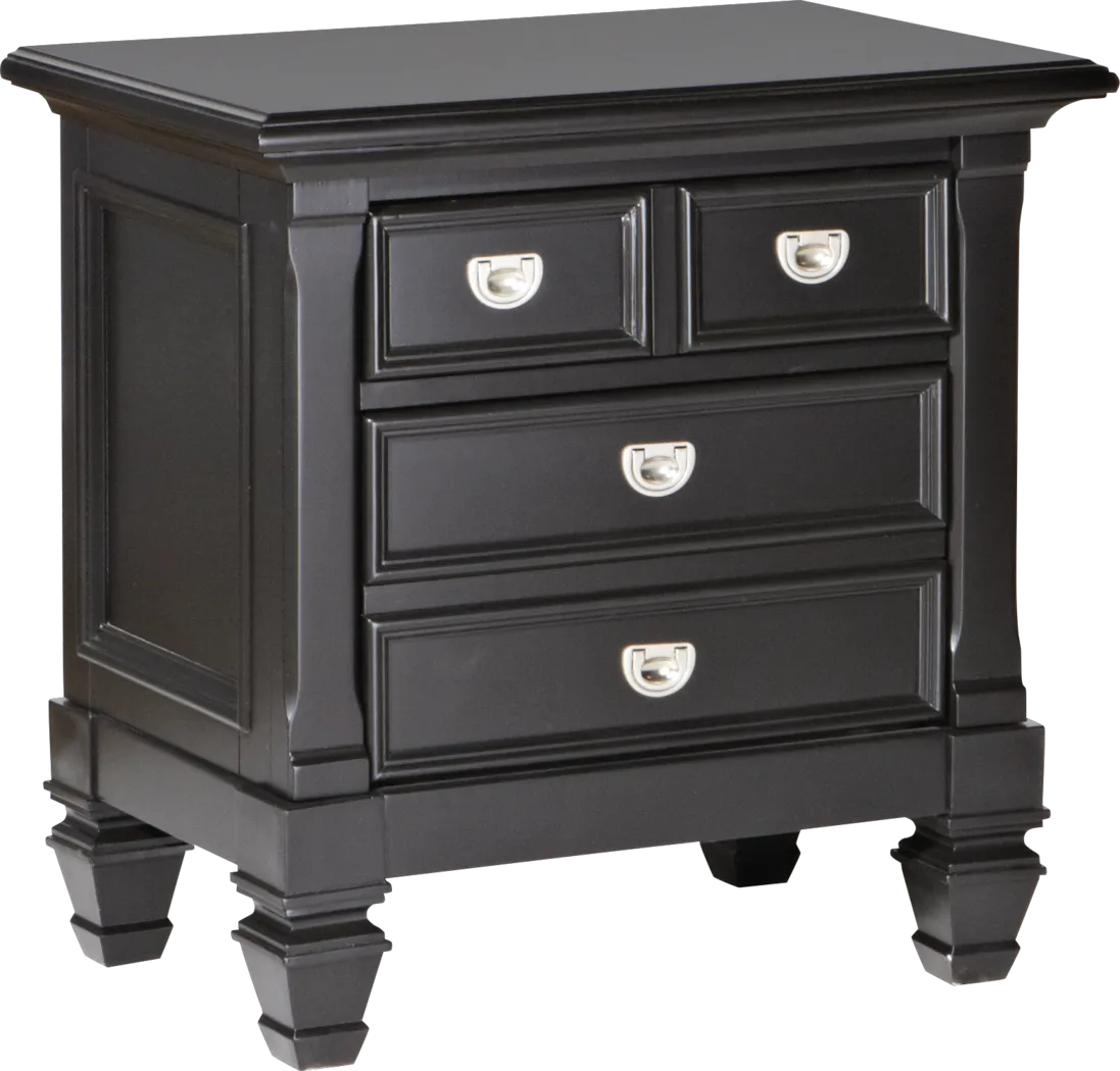 Kids Belmar Black Nightstand - Thumbnail - Image 2