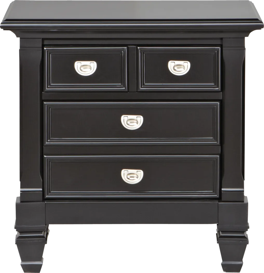 Kids Belmar Black Nightstand - Thumbnail - Image 1
