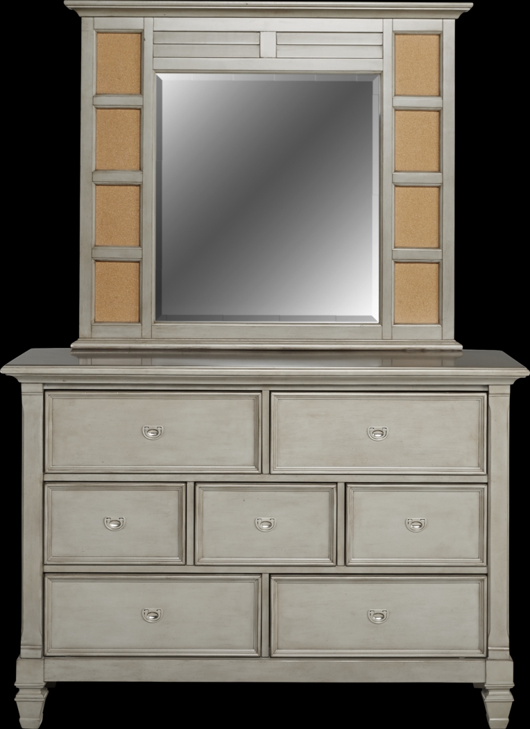 Kids Belmar Gray Dresser & Mirror Set - Thumbnail - Image 1