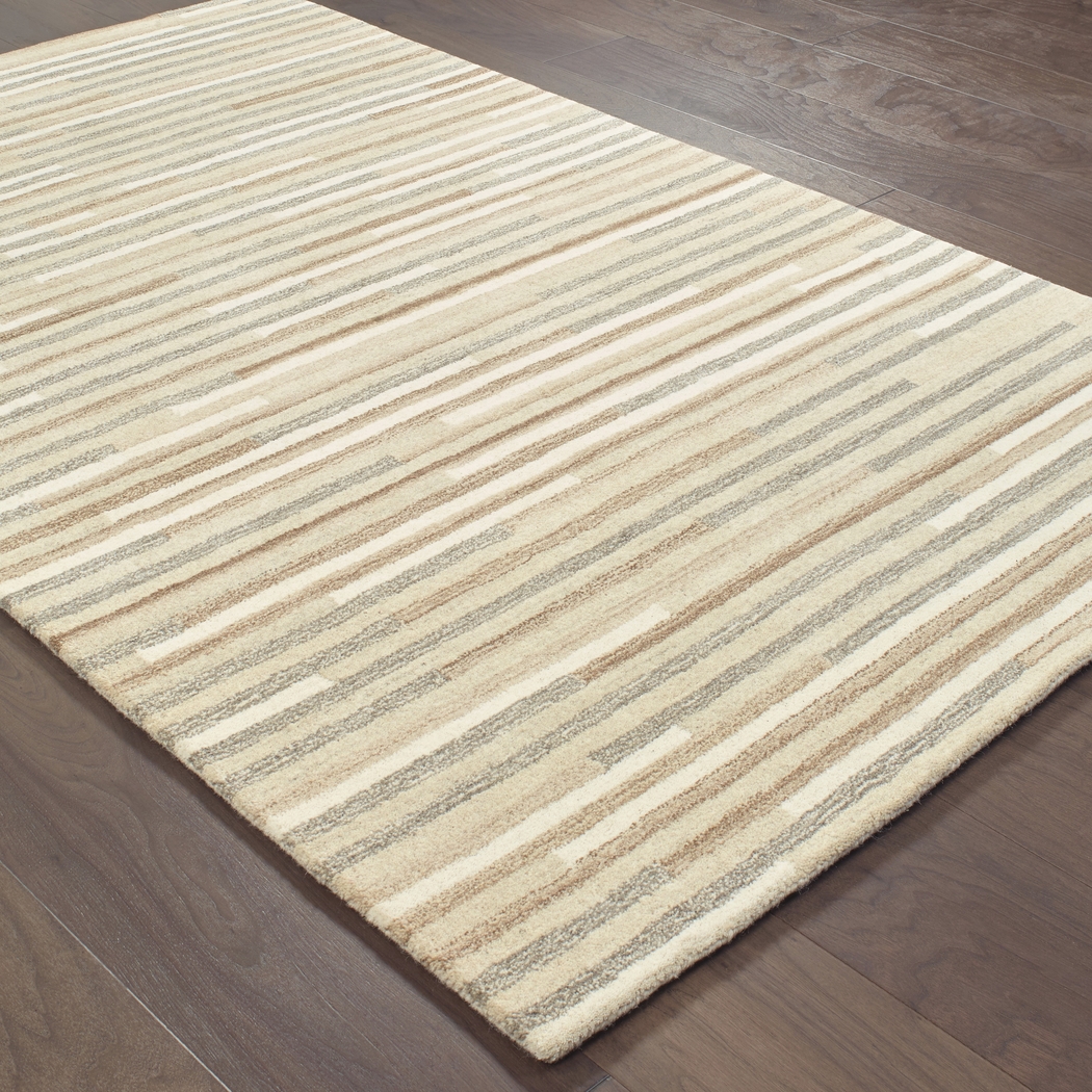 Kids Benison Beige 3' x 5' Rug - Thumbnail - Image 2