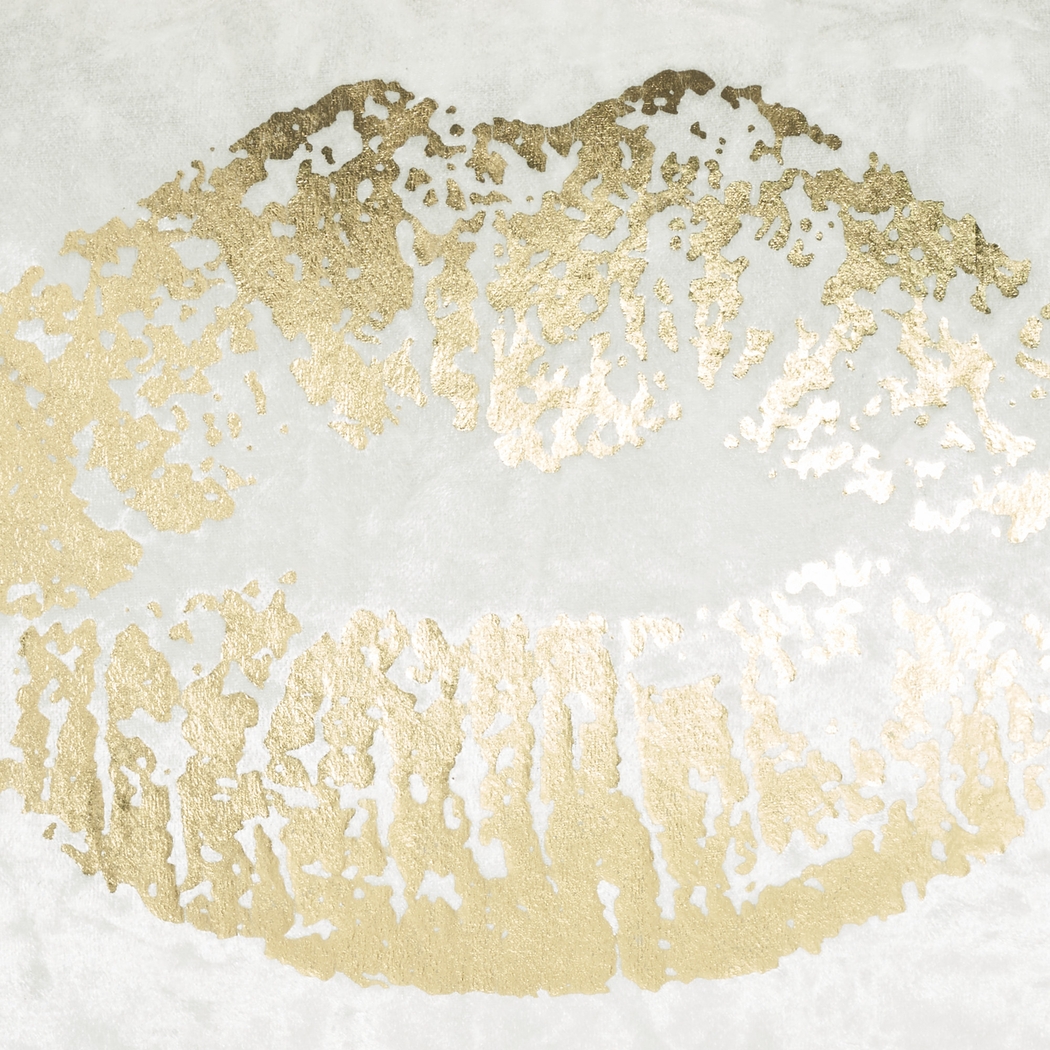 Kids Besos Bay Gold Throw Pillow - Thumbnail - Image 5