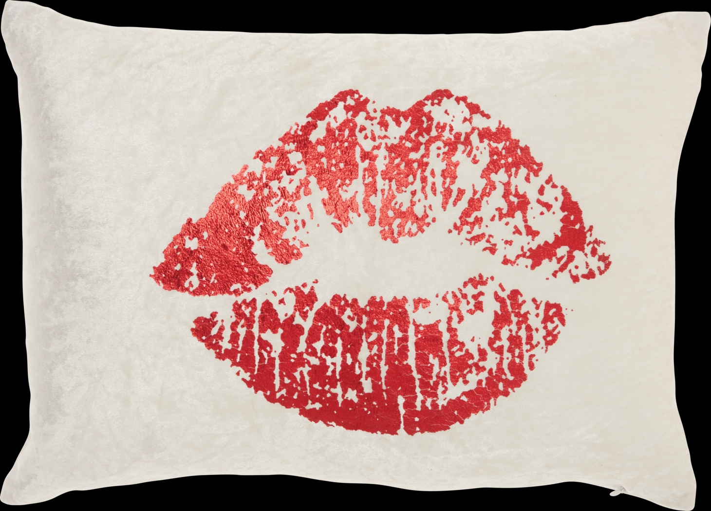 Kids Besos Bay Red Throw Pillow - Thumbnail - Image 1