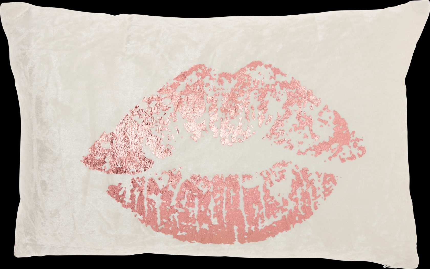 Kids Besos Bay Rose Gold Throw Pillow - Thumbnail - Image 1