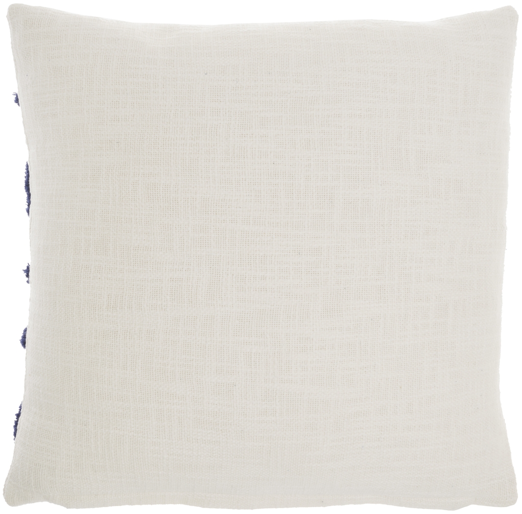 Kids Besos Lane Blue Throw Pillow - Thumbnail - Image 2