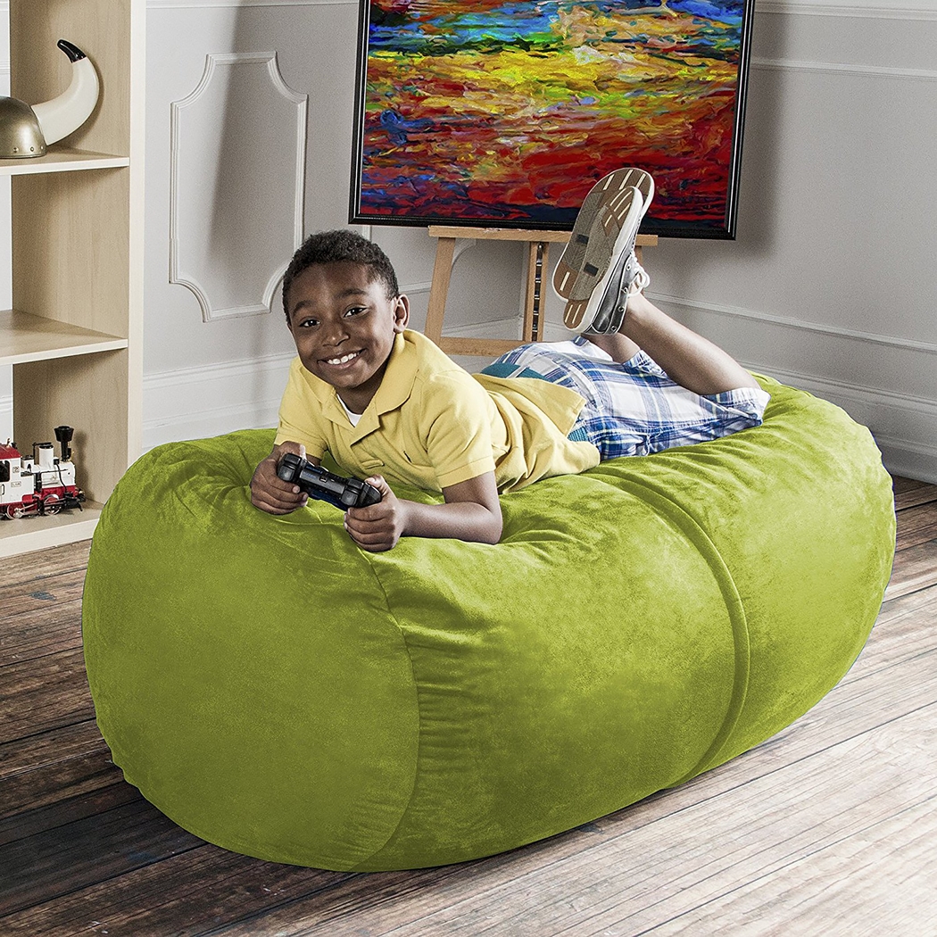 Kids Bexley Green Bean Bag Chair - Thumbnail - Image 2