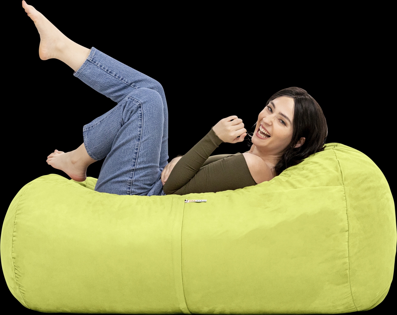 Kids Bexley Green Bean Bag Chair - Thumbnail - Image 7