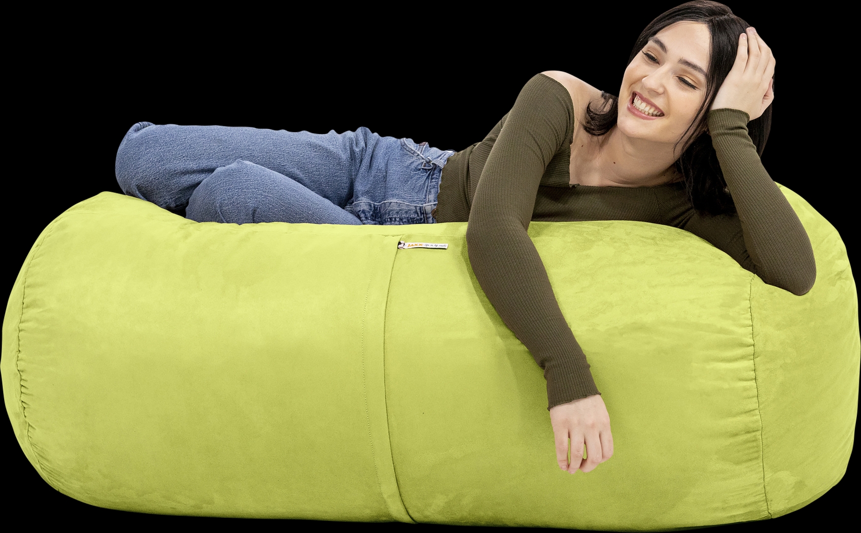 Kids Bexley Green Bean Bag Chair - Thumbnail - Image 9