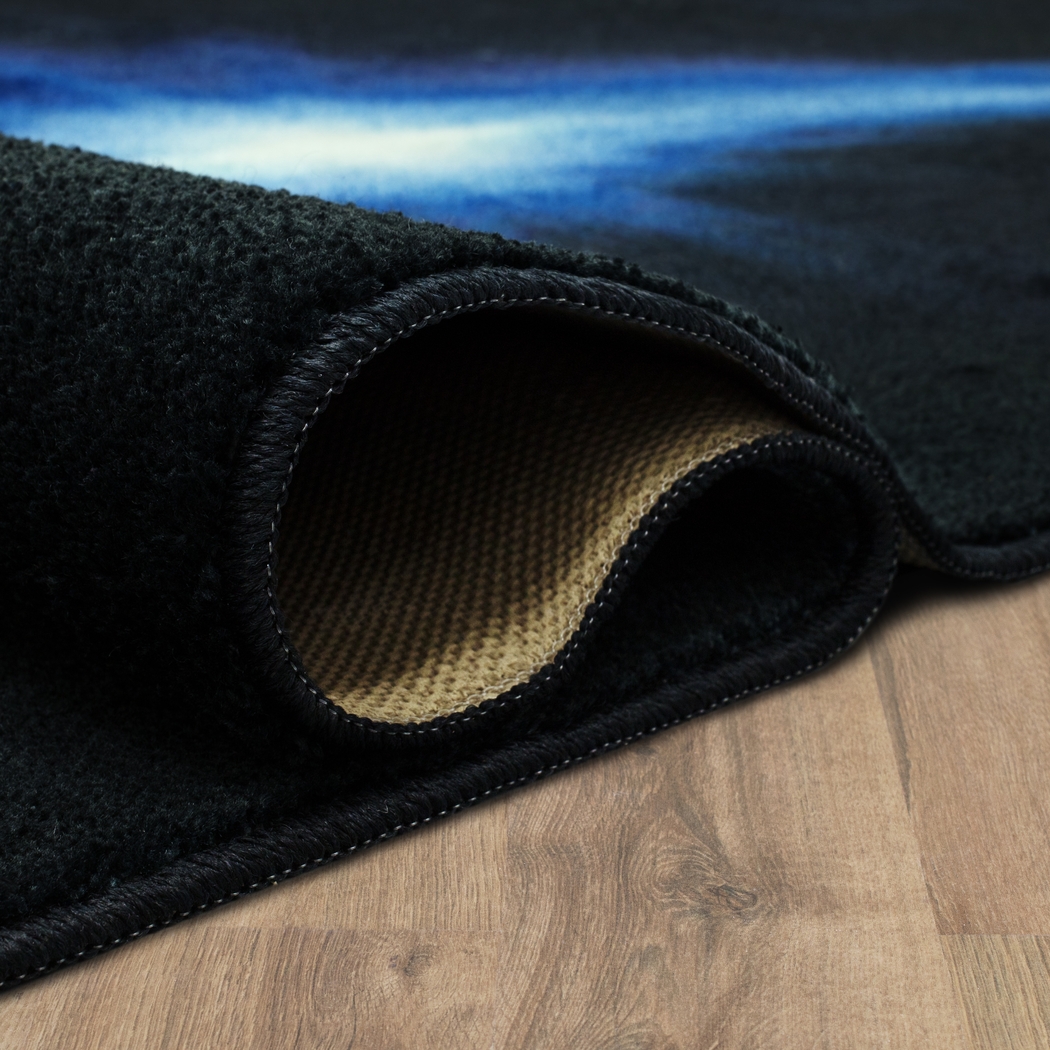 Kids Beyond Stars Blue 3' x 5' Rug - Thumbnail - Image 3