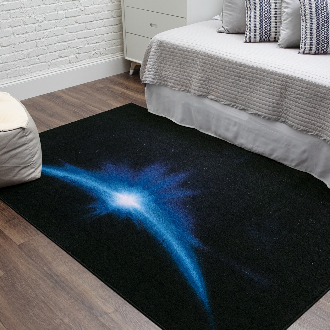 Kids Beyond Stars Blue 3' x 5' Rug - Thumbnail - Image 8