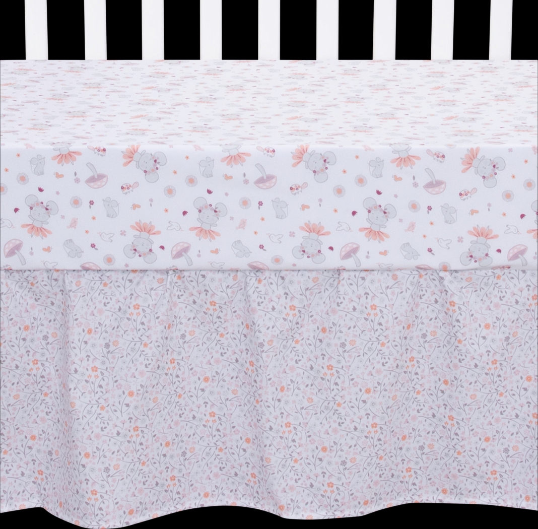 Kids Biel Pink 4 Pc Baby Bedding Set - Thumbnail - Image 5