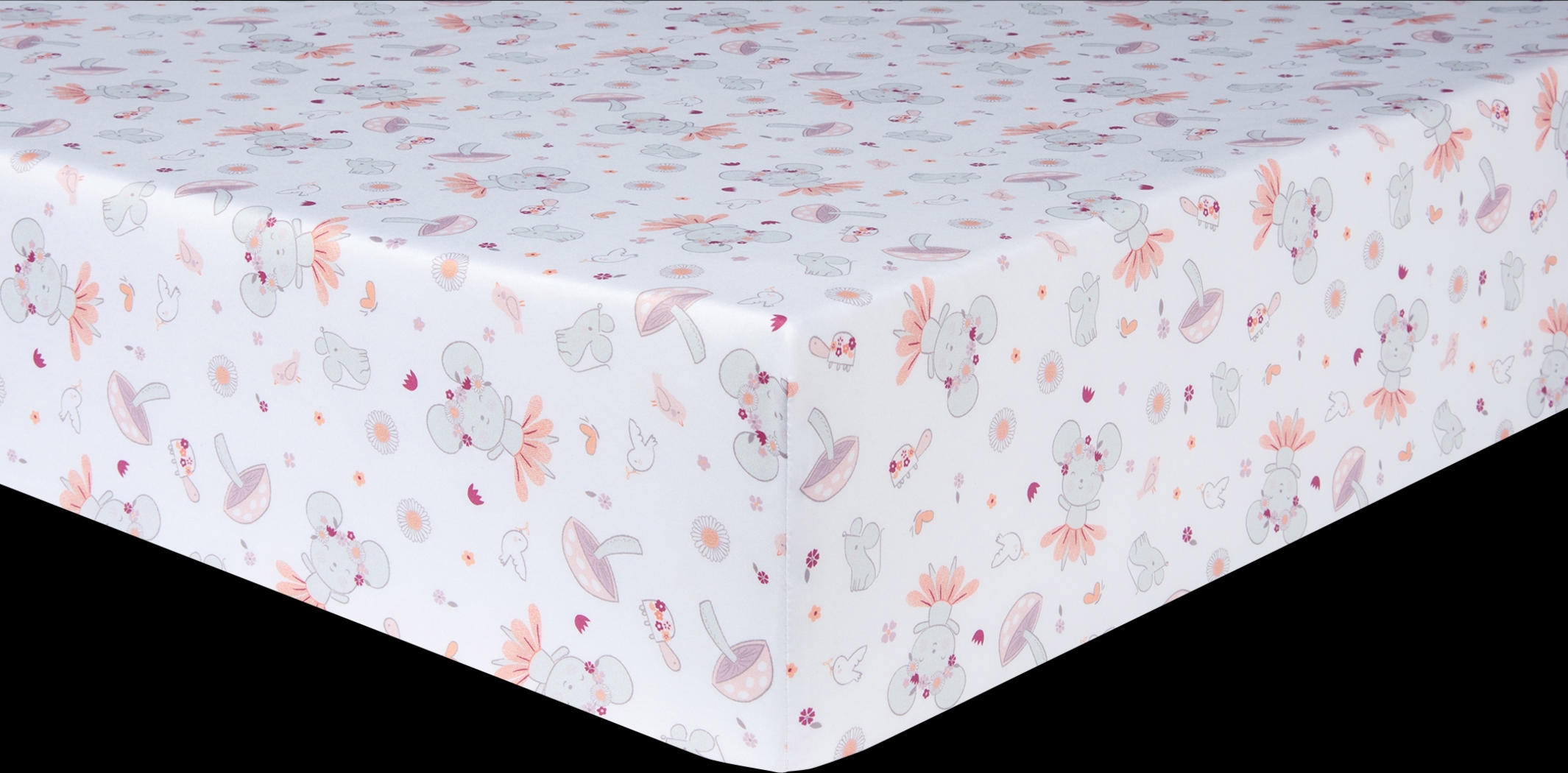 Kids Biel Pink 4 Pc Baby Bedding Set - Thumbnail - Image 8