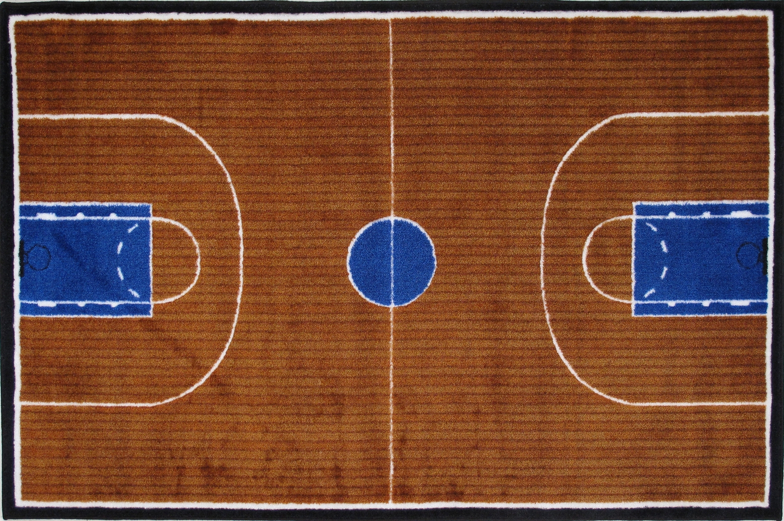 Kids Big Court Brown 5' x 7'3 Rug - Thumbnail - Image 1