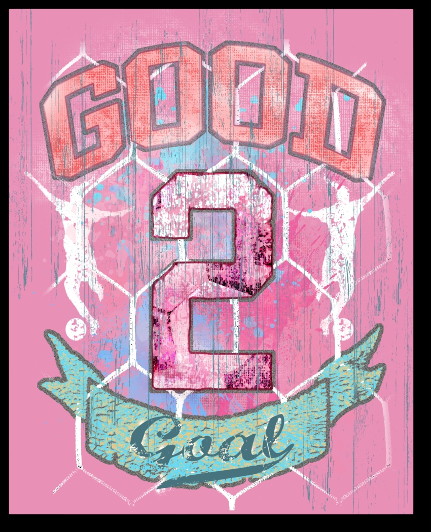 Kids Big Goals Pink Artwork - Thumbnail - Image 1