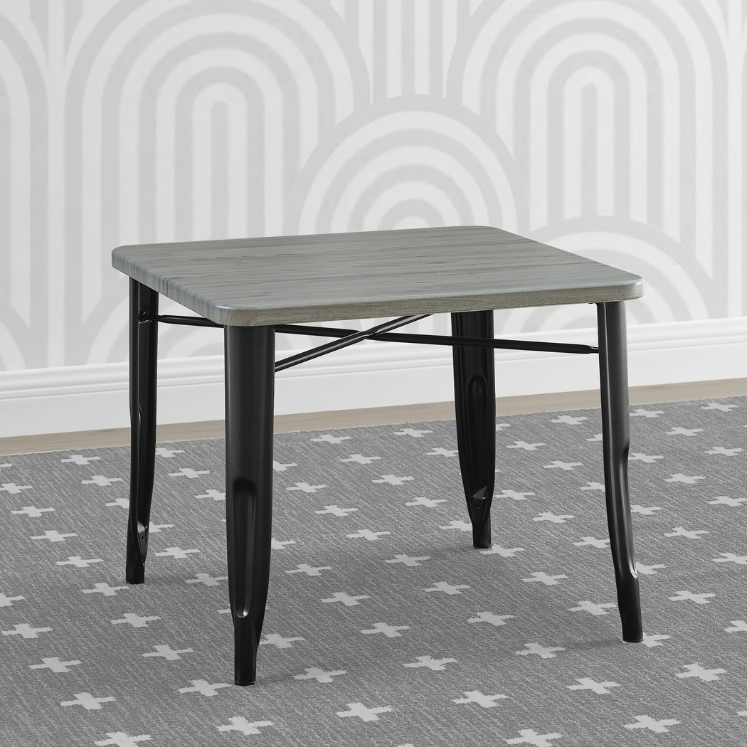 Kids Bilsai Gray/Black Table - Thumbnail - Image 2