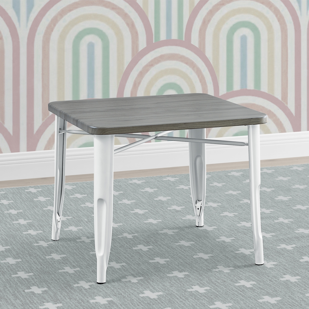 Kids Bilsai Gray/White Table - Thumbnail - Image 2